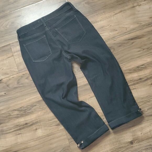 NYDJ | Dark Wash Crop Jeans - Picture 5 of 6